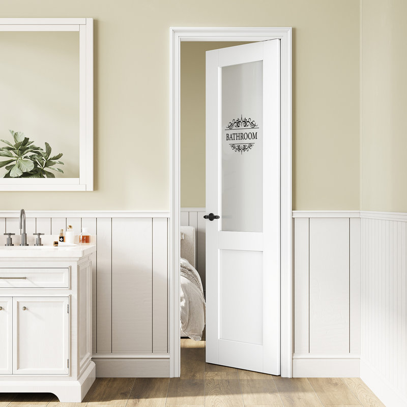 Porte standard de salle de bain, 24 po x 80 po