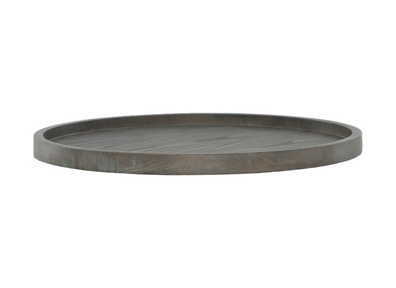 Sundries Wood Decorative Tray, Cerused Espresso