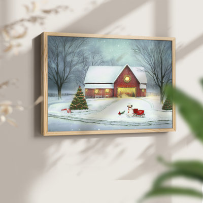 Chirstmas Art-LX - Reproduction encadrée - Restickable