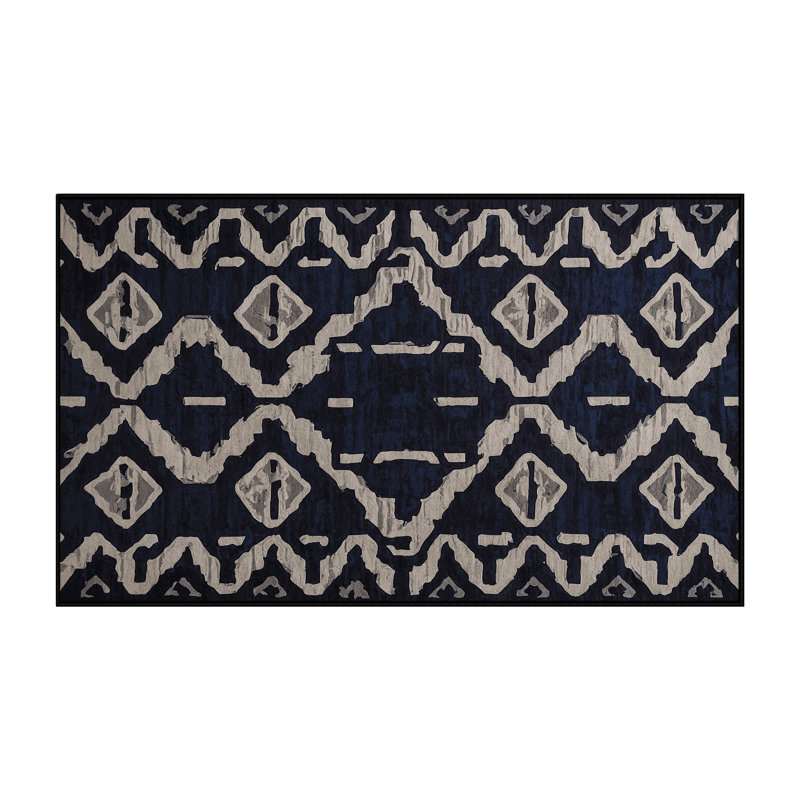 Machine Washable Gray Area Rug, Rectangle 8' x 12'