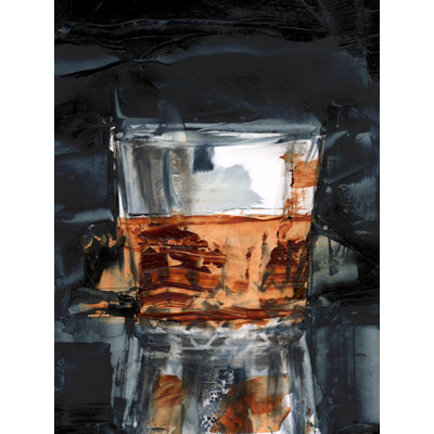 Teann Bourbon Glass IV by Ethan Harper - Wrapped Canvas Print