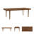 Leangela Solid Wood Base Dining Table