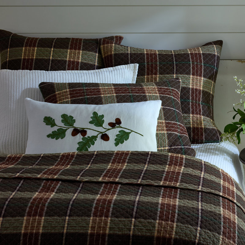 Deerfield Plaid Quilt, King Quilt