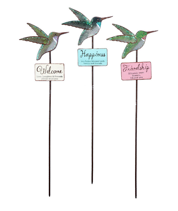 Ensemble de piquets de jardin 3 pièces Tiffin