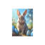 «Bunny Eggs Spring Floral Butterfly», art mural sur toile sans cadre 12 po x 16 po