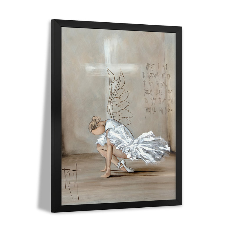 «Here I Am To Woration», affiche encadrée par Ruth's Angels