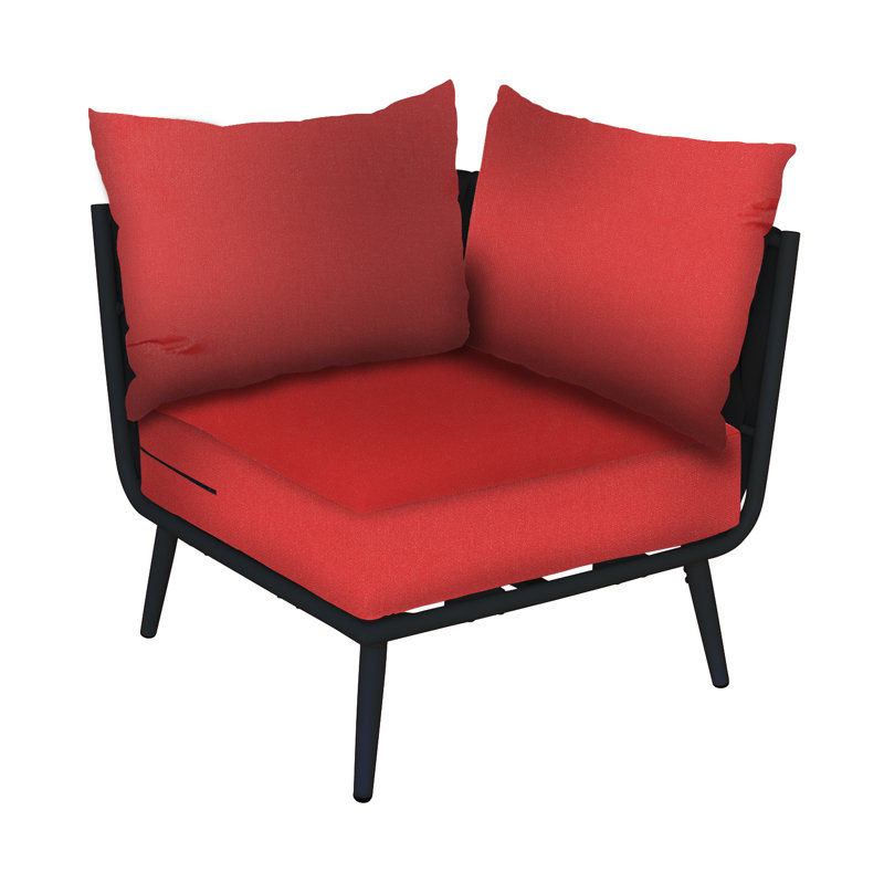 Section de coin Cayman, Noir, Rouge