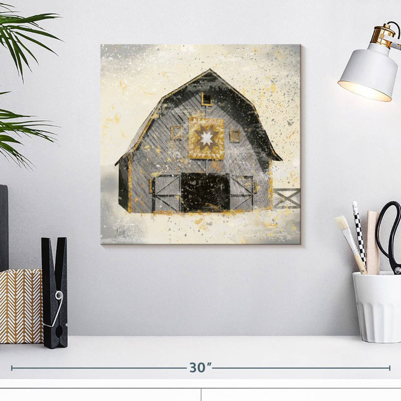 Lilie Americana Barn, 16'' H x 16'' W