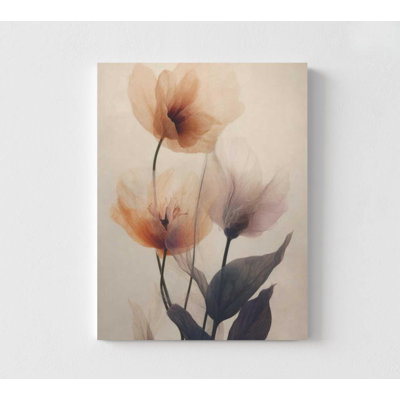 «Ethereal Blossoms Print»: art floral élégant