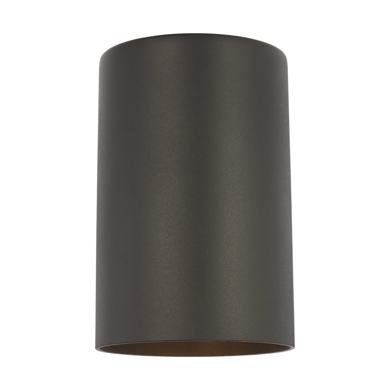 Outdoor Cylinders One Light Wall Lantern, 9" H x 6" W x 8.75" D