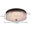 Stunning Glimmering Striped Glass Ceiling Light  11.8 Inch Elegant Modern Flush Mount Ceiling Light For Low Ceilings