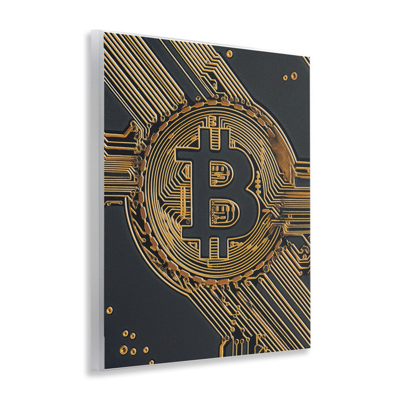 Plaque murale Web Web of Wealth Circuits, design par Svetlana Aleynikova