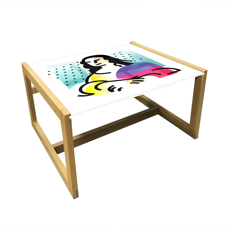 Ino Sled Coffee Table, 62cm H x 74cm W x 40cm D