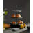 Strohl Stoneware Tiered Stand
