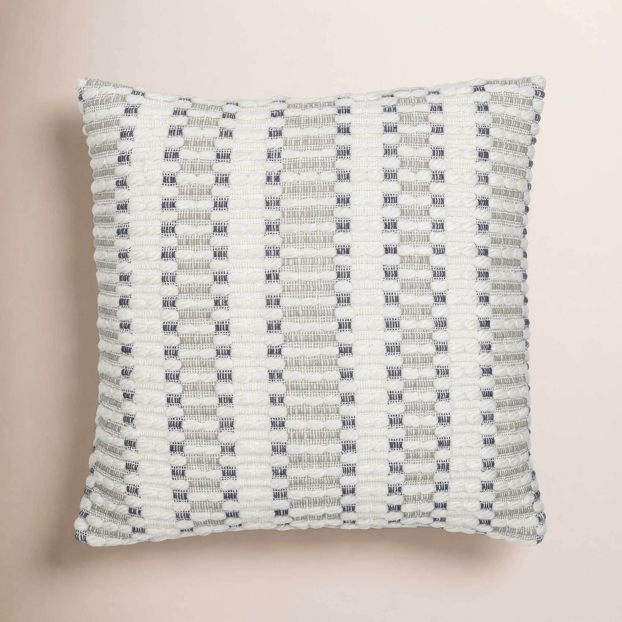 Rotterdam Geometric Throw Pillow, 18"H x 18"W, Polyester