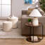 Table polyvalente beige avec compartiment de rangement supplémentaire - moderne et pratique-1020674075