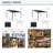 10 ft. x 12 ft. Wall-Mounted Hardtop Pergola with Galvanized Steel Roof