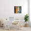 Layered Shapes Orange White Blue - impression-59974814-59974818