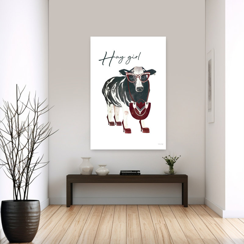 Vache Hay Hay, H 60 po x l 40 po