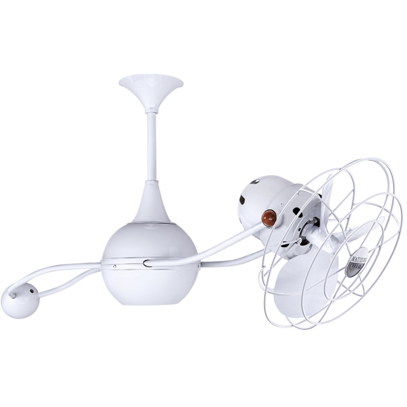 40" Brisa 2000 3 Blade Ceiling Fan, White