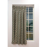 Fabdivine Boho Pinch Pleat Curtains 27X72" – Handmade Block Print Linen Drapes, Room Darkening, Blackout, Spring-Summer Home & Office Decor, Living, Bedroom, Kitchen & Patio, Pushp Samhita, Green
