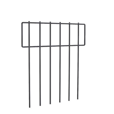 10 PC Animal Barrier Fence Decorative Garden Fence Rust Proof Metal Fence Courtyard Garden Edge Frame Courtyard Garden