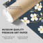Motif floral de fleurs de jasmin, impression d'art moderne sans cadre-1595427470