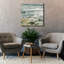 «Low Tide 2» par Emma Caroline, art mural sur toile, 37 po x 37 po