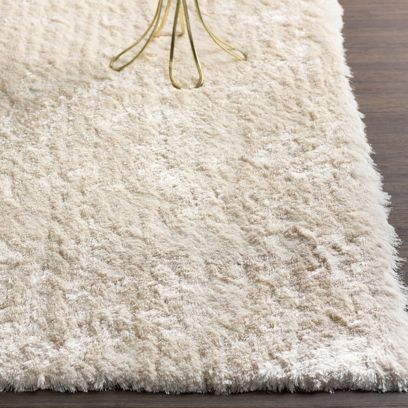 Stalham Solid Colour Area Rug, Rectangle 61 x 91 cm