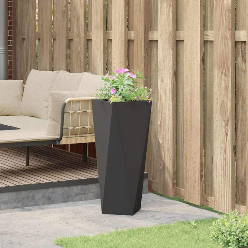 Planter Box, 75cm H x 30cm W x 30cm D, Black