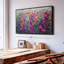 Abstrait «Hollyhocks Inspired By Pollock»-100704978