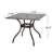Beaufort Square Outdoor Dining Table Yes , 36.5 " W 36.5 " D-100506316