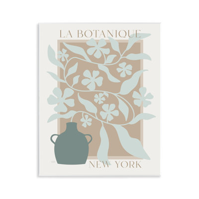  Midcentury Botany Blooms Wall Plaque Art by Natalie Carpentieri