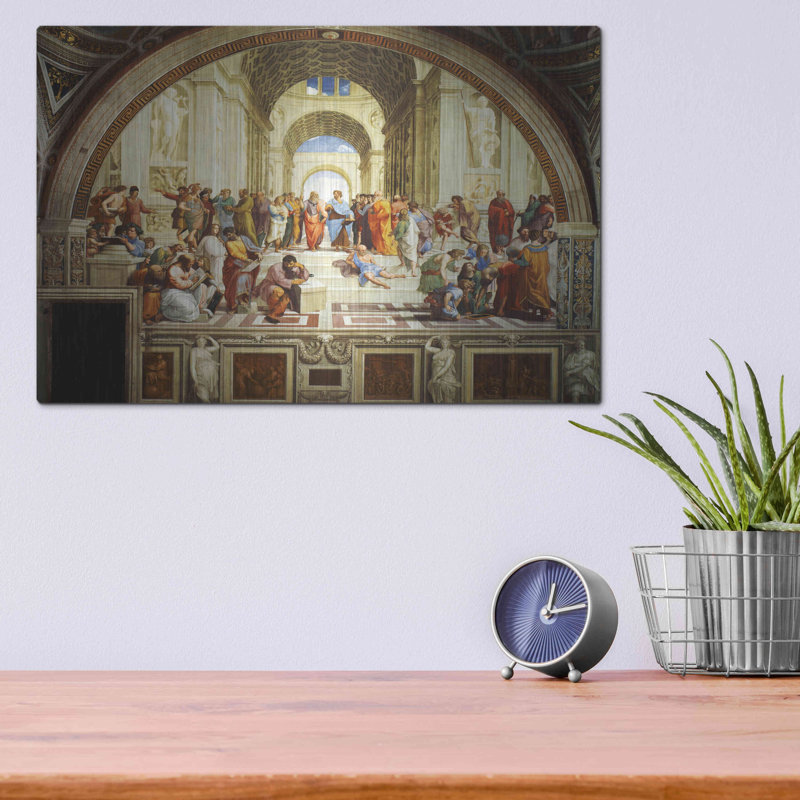 «The School Of Athens» par MASTERS, H 12 po x l 16 po