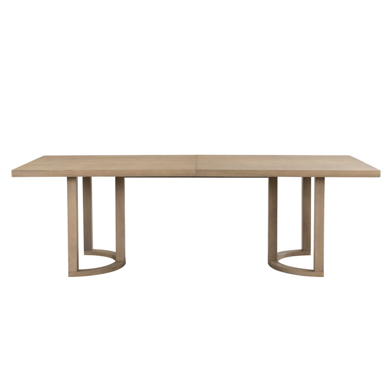 Harlan Rectangular Dining Table, 30" H x 95" L x 39" W, Natural Ash