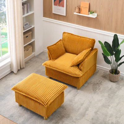 Velours côtelé jaune pour balcon, chambre à coucher, bureau et coussins décoratifs