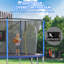 Sencho Ginsytalior 14' Round Backyard Trampoline With Safety Enclosure