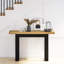 120cm Solid Wood Top Console Table