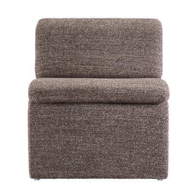 Lume Boucle Upholstered Armless Accent Chair
