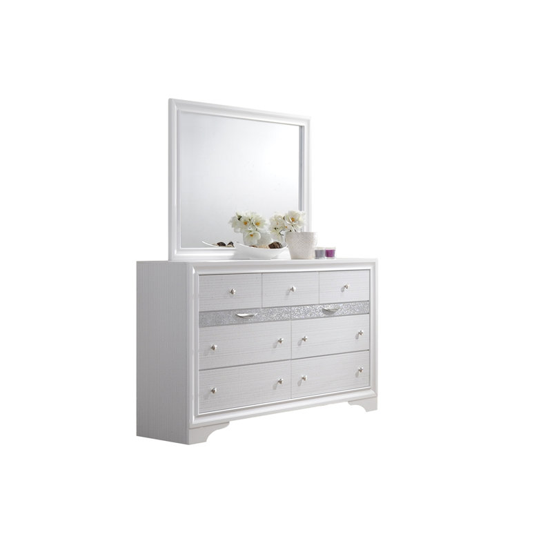 Commode 7 tiroirs Traditional en bois