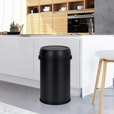 Stainless Steel Touch Top Kitchen Rubbish Bin