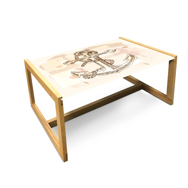Jamesthomas Trestle Coffee Table, 40cm H x 91cm W x 62cm D