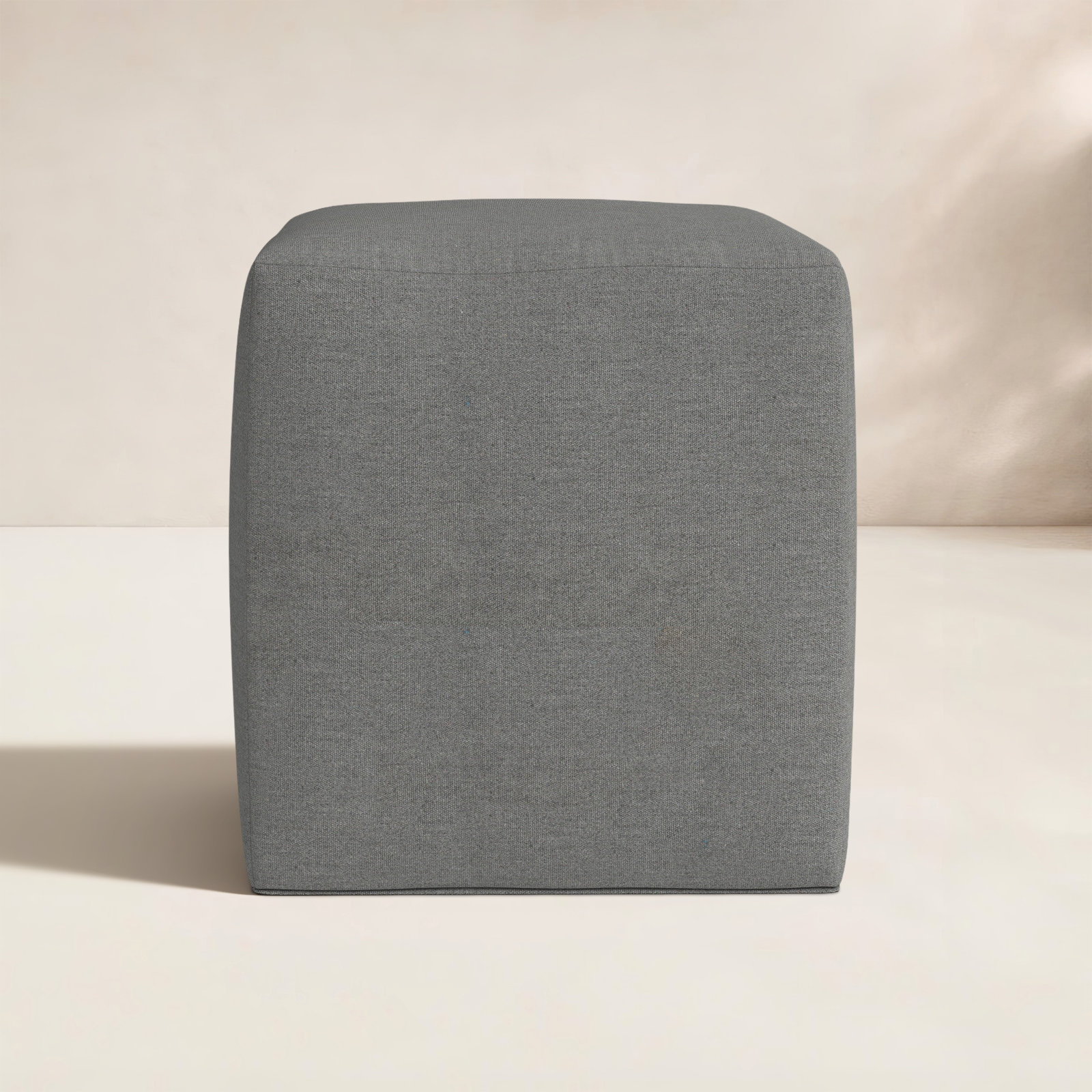Hania Outdoor Pouf Ottoman with Sunbrella Cover