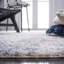 Tapis ivoire / bleu Niels-112930224