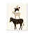 White Framed Paper Print