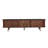 Mid Century Modern TV Console with Tambour Doors and Fluted Storage