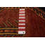 Tapis de couloir unique en laine Dekyra 4 pi 10 po x 13 pi 2 po années 1990 Dekyra
