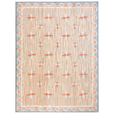 Tapis américain crocheté à la main de couleur étonnante