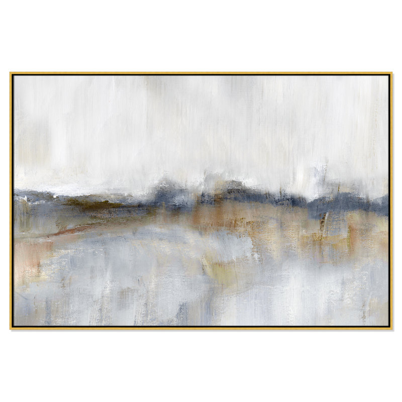 Autumnal Tide by Nan - Floater Frame Print on Canvas, Gold Framed, 41.5'' H x 61.5'' W x 2'' D