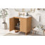 Meuble-lavabo de salle de bain avec lavabo et 2 portes-1406461062
